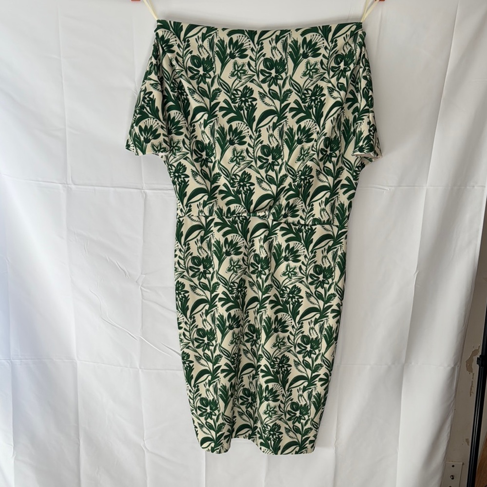 Floral Green Dress